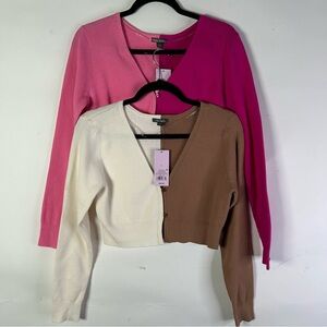 Wild Fable Cropped Cardigan Sweaters